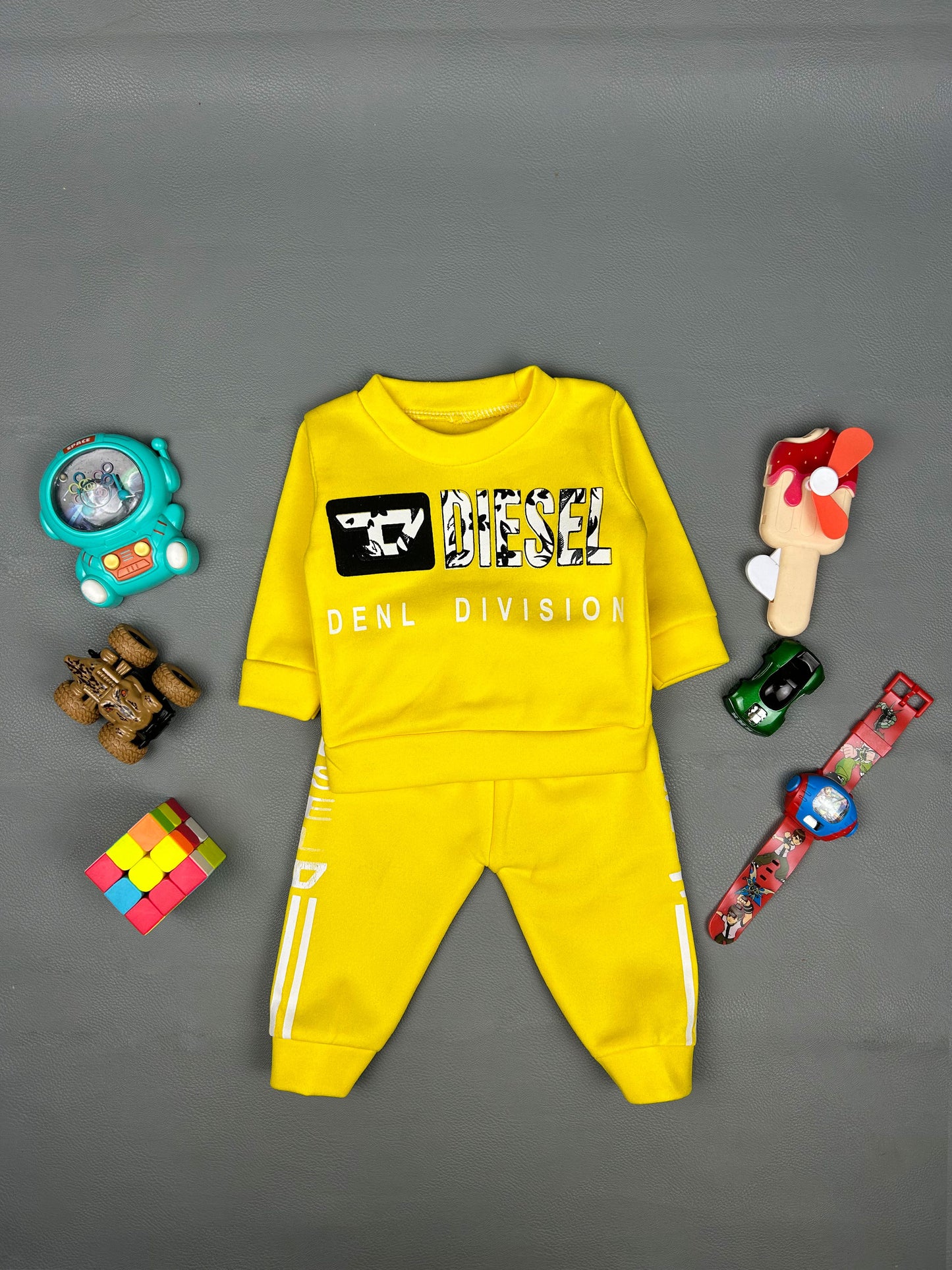 3Mth - 9Mth Division Yellow Suit For Newborns SG NBS153