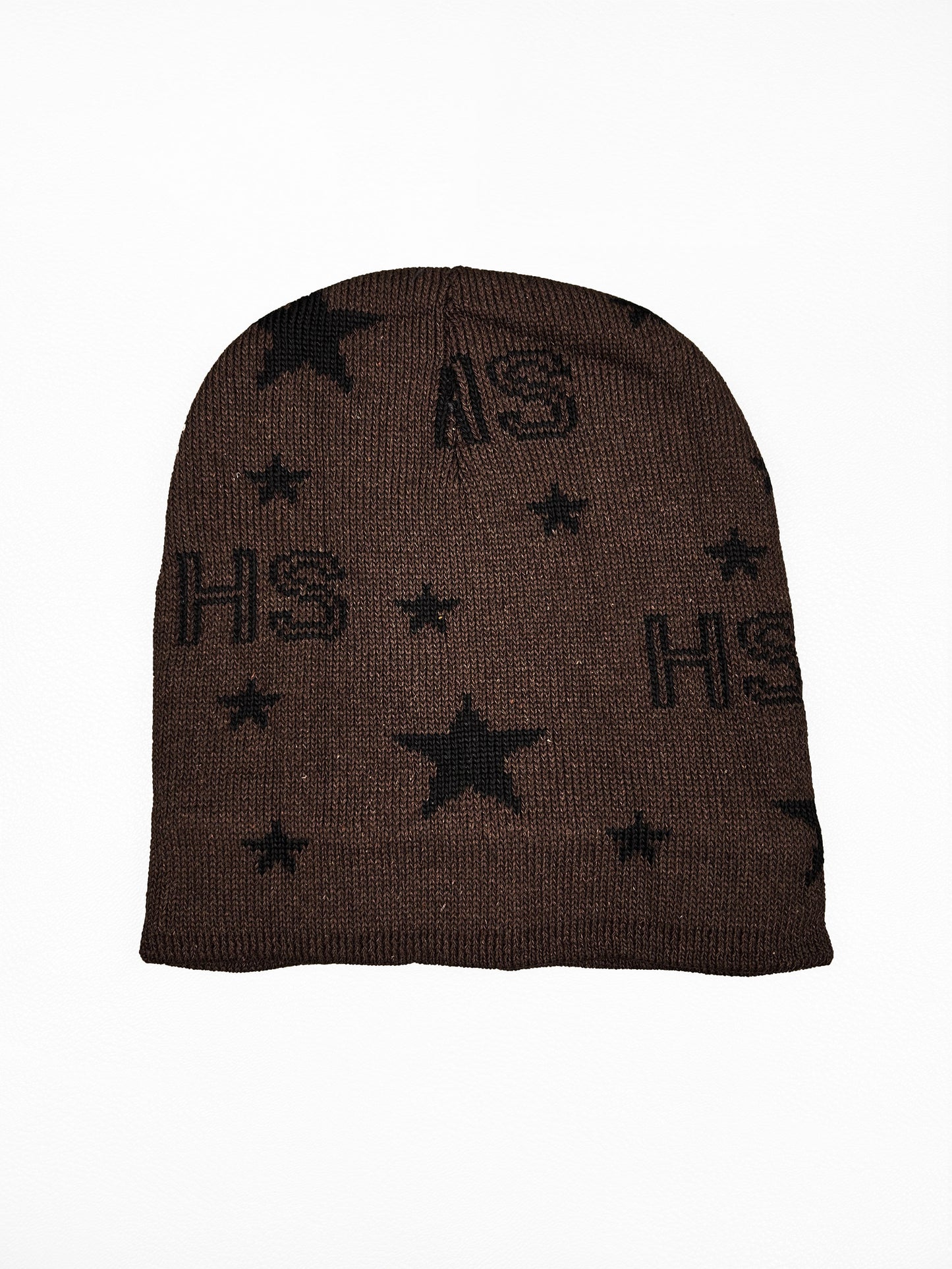 HS Dark Brown Beanie Winter Cap For Men BWC20