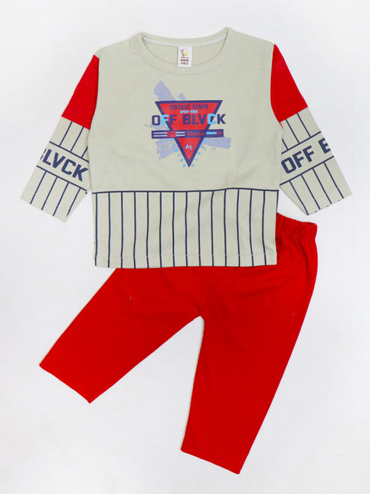 TG Kids Suit 1Yr - 4Yrs Off BLVCK Red