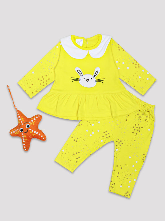 ZG Newborn Baby Suit 0Mth - 6Mth Bunny Yellow