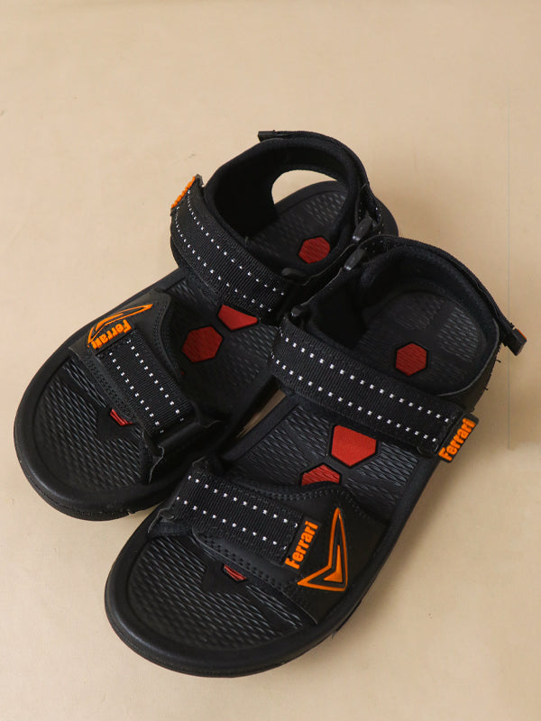 Black Casual Sandal For Mens SC MK35