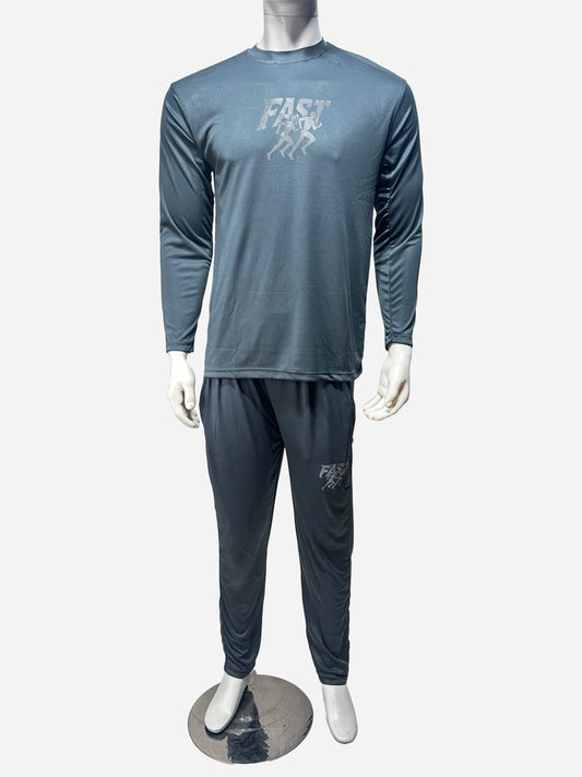 Grey Fast Dri-FIT Track Suit For Men HG MTRS45