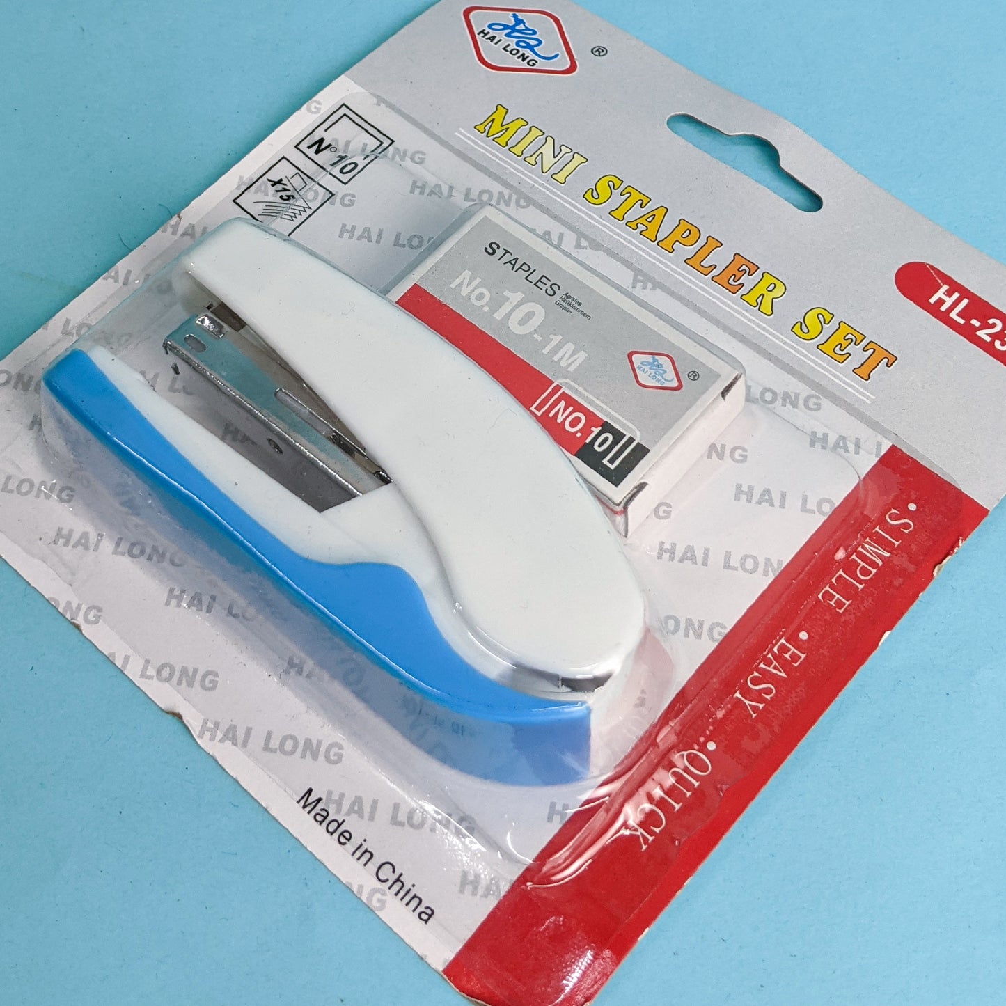 Multicolor Basic Mini Stapler with Pins