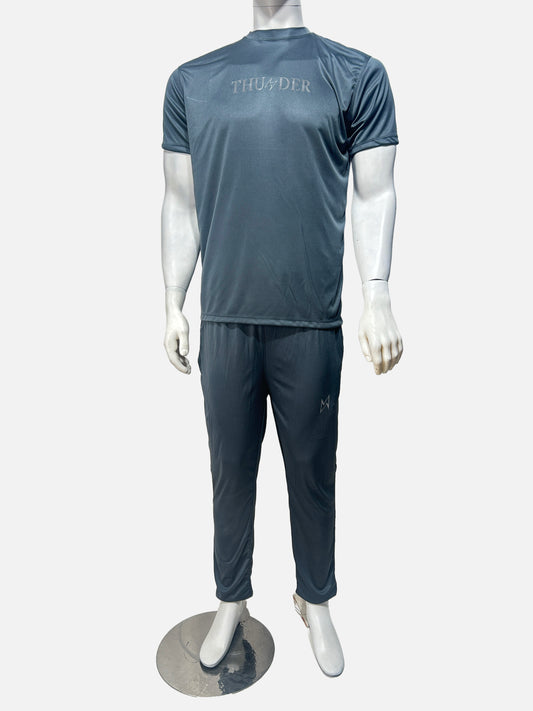 Grey Thunder Dri-FIT Track Suit For Men HG MTRS49