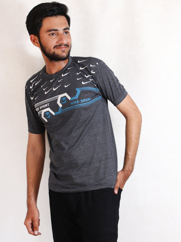 AH Men's T-Shirt Hockey Grey