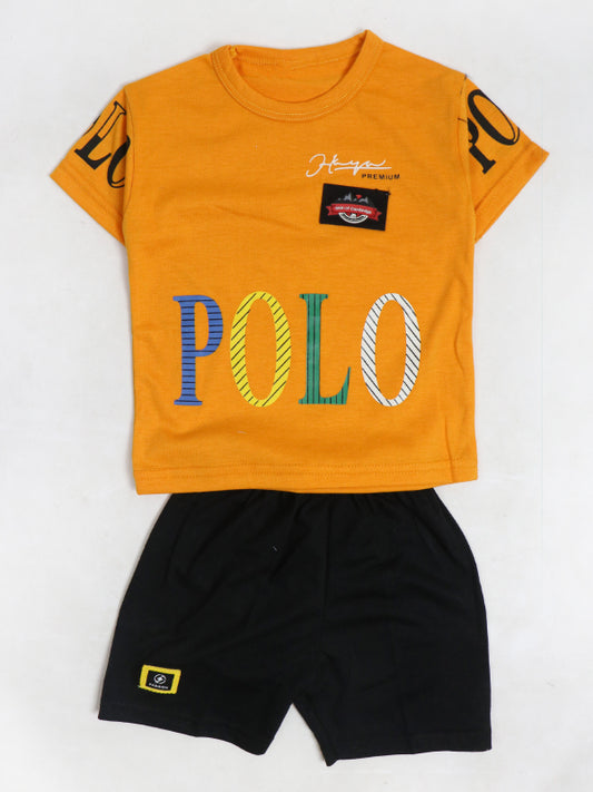 BS35 ZG Kids Suit 1Yr - 4Yrs Polo Orange