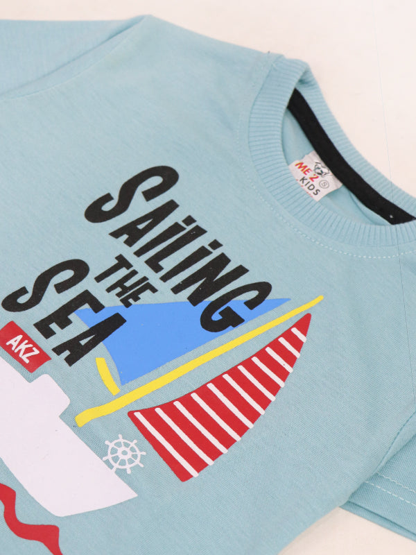 BS40 ZG Kids Suit 1Yr - 4Yrs Sailing Light Blue