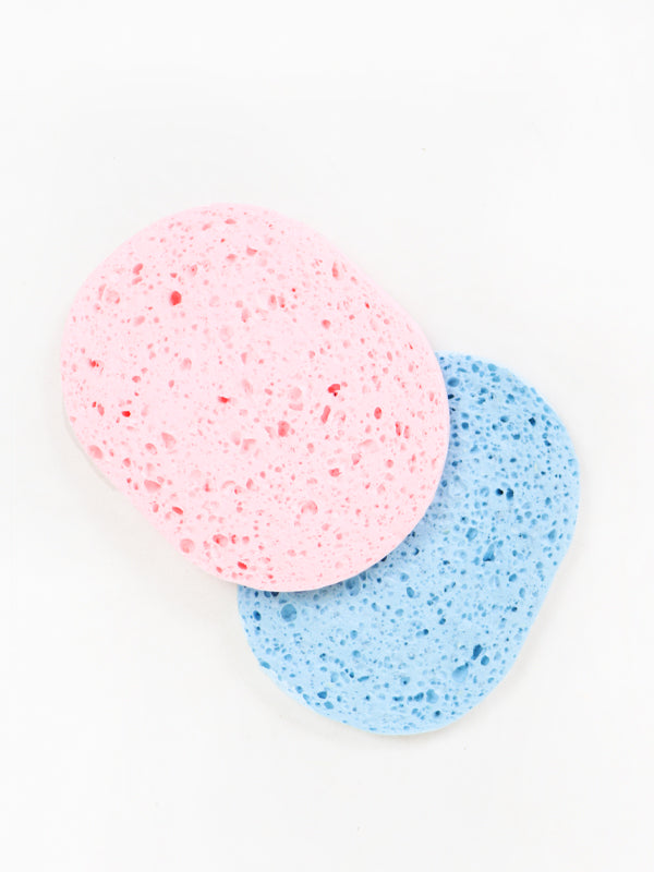 Pack Of 2 Makeup Sponge Beauty Puff Multicolor