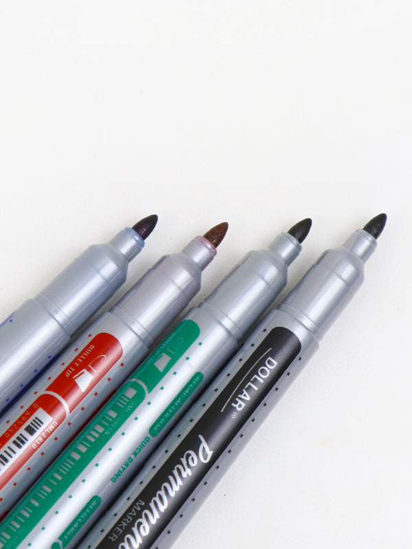 Pack Of 4 Dollar Permanent Markers