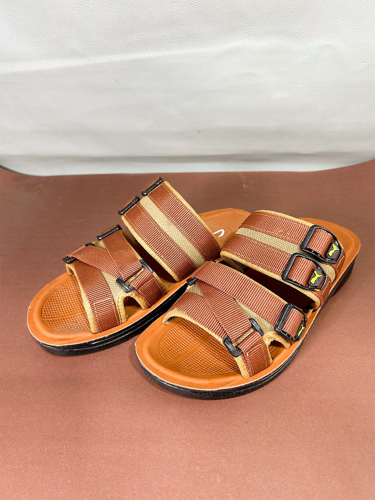 Rust Comfortable Slipper for Men MC80