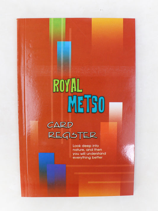 Royal Metso Maths Card Register 17x27 CM