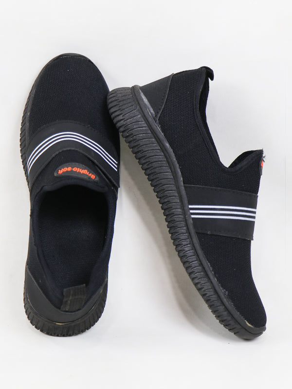 MJS04 Men's Casual Jogger Shoes BS Black