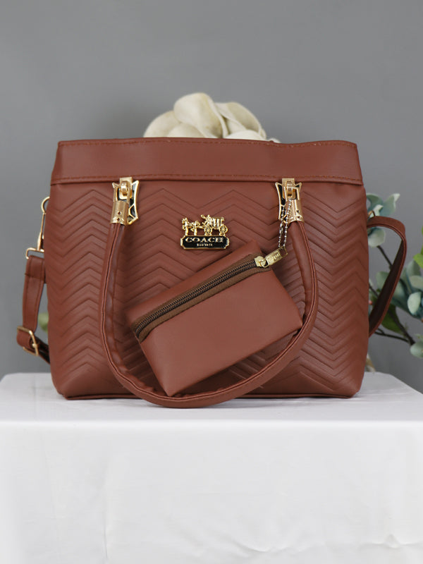 WHB08 Women's Handbag CH Brown