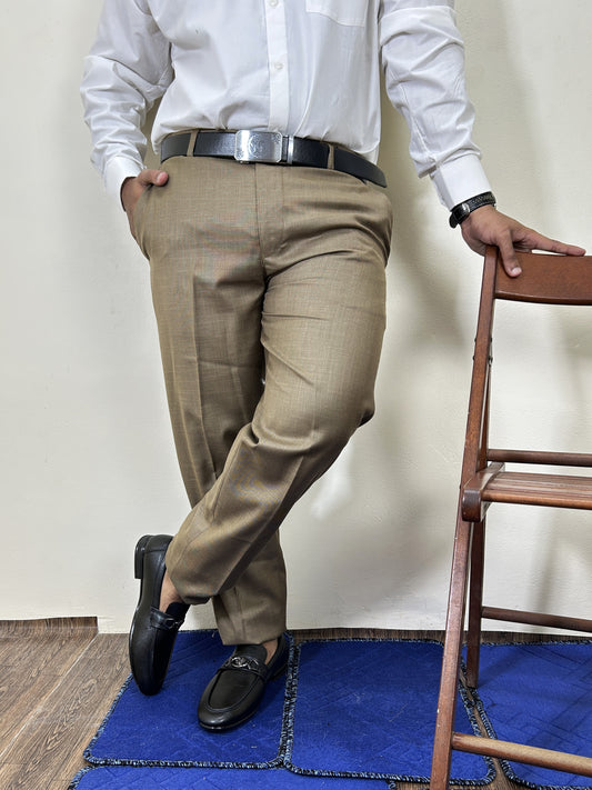 G Brown Formal Dress Pant For Men MFP81