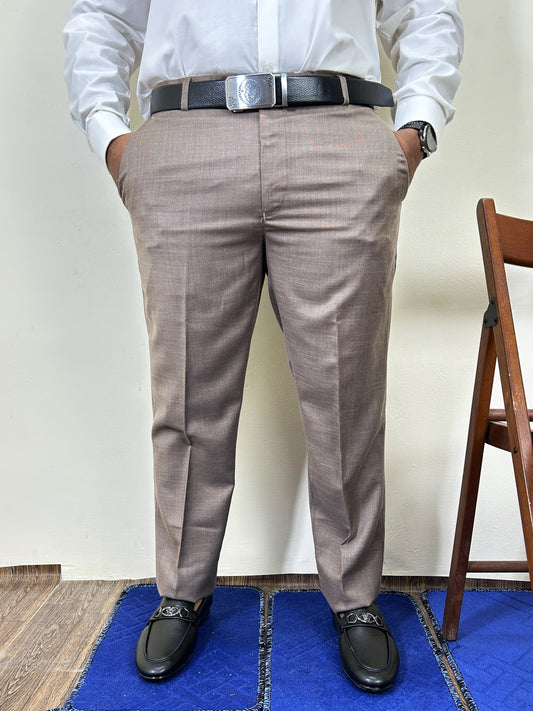 Brown Formal Dress Pant For Men MFP82