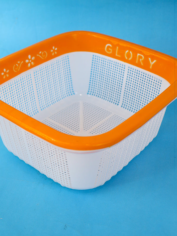 Glory Kitchen Square Basket Orange
