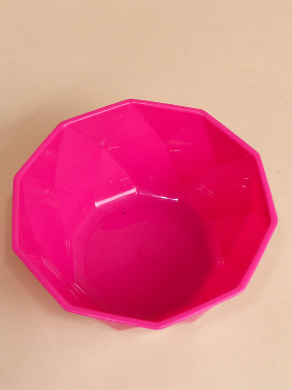 Pink Plastic Serving Bowl MB12