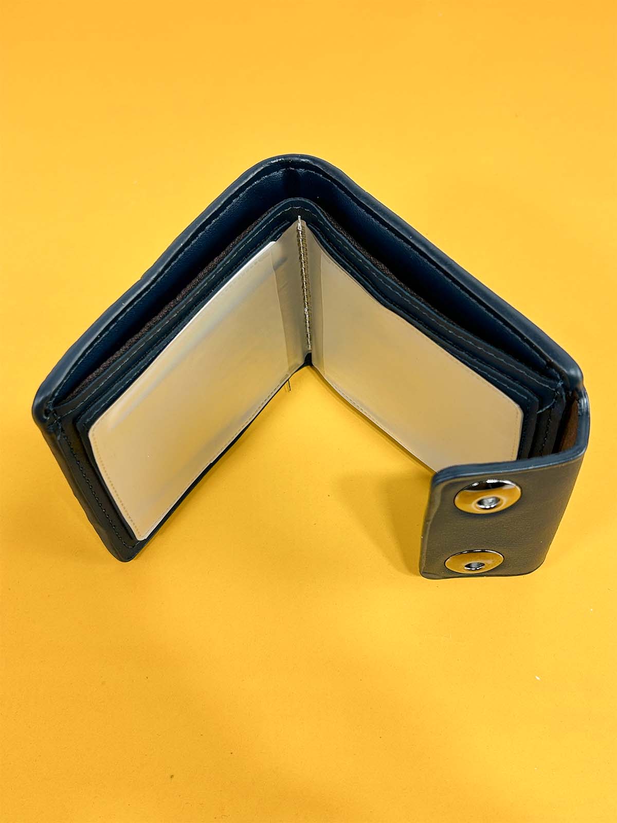 Blue Syn-Leather Wallet For Men MW82