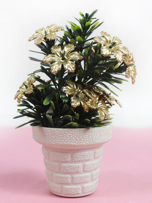 AFP01 Artificial Flowers/Plants for Decorations with Plastic Pot 15