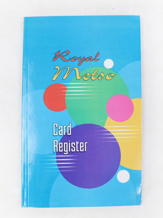 01 Royal Metso Urdu Card Register 17x27 CM