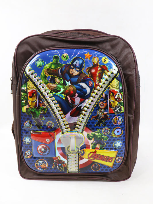 KB01 Avengers Bag for Kids Brown