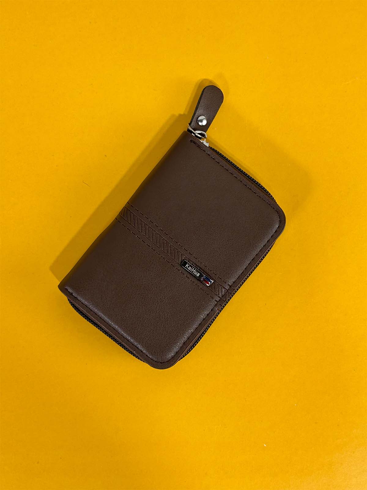 Brown Card Holder Syn-Leather Wallet MW84