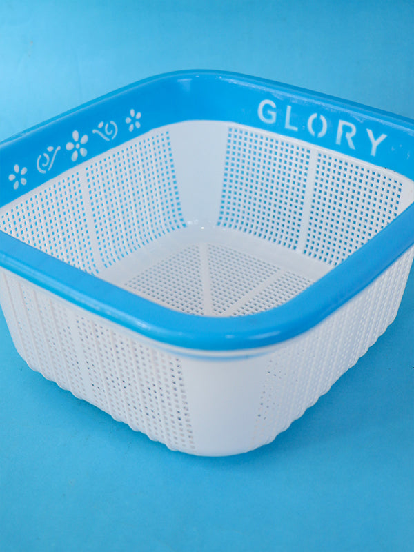 Glory Kitchen Square Basket Blue