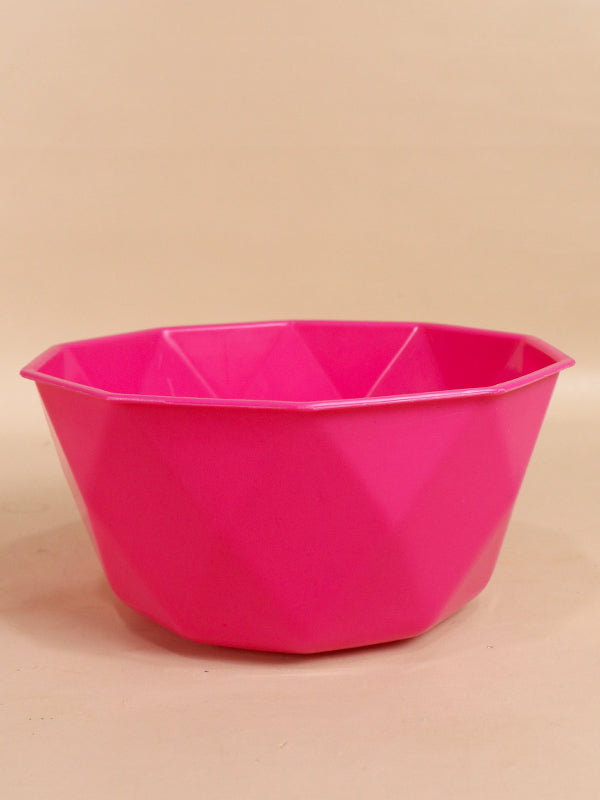 Pink Plastic Serving Bowl MB12