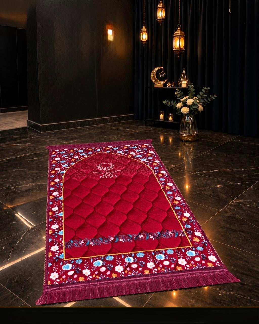 Red Jae-Namaz / Prayer Mat 70 x 105 Multidesign JAE10