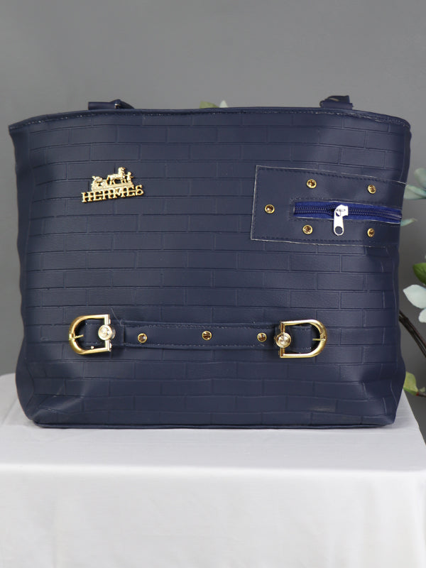 WHB09 Women's Handbag HRM Navy Blue