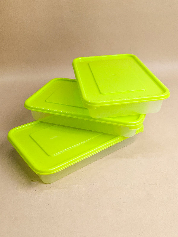 Pack Of 3 Food Container / Storage Box Green KIT-26