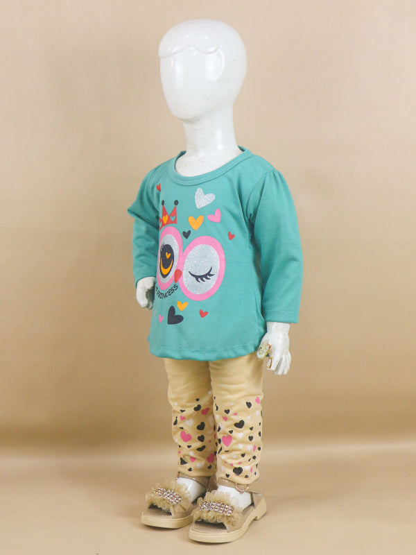 1Yr - 4Yrs Princess Ferozi Suit For Girls RG GS49