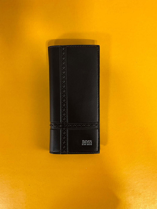 Brown Syn-Leather Long Wallet For Men MW87