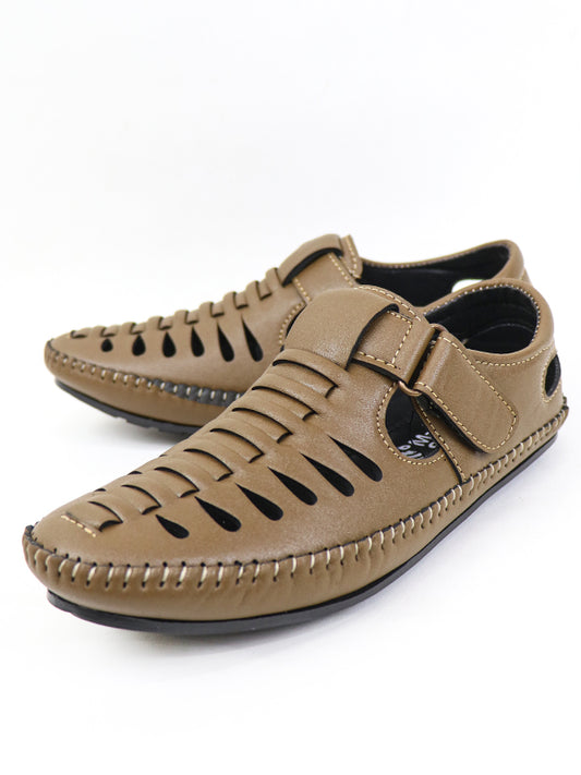 SC Shoes For Men Khaki Design #50-51
