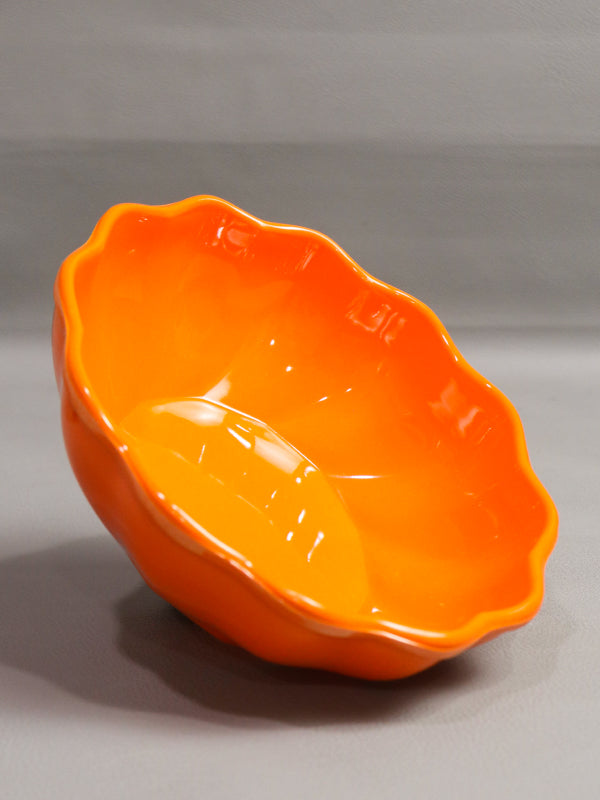 Orange Melamine Serving Bowl D-04