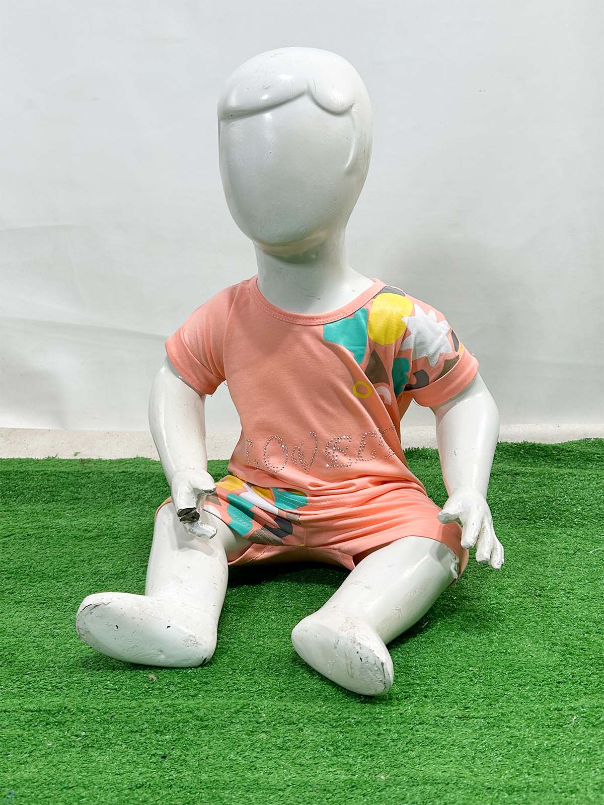 0Mth - 6Mth Peach Suit For Newborns NBS669