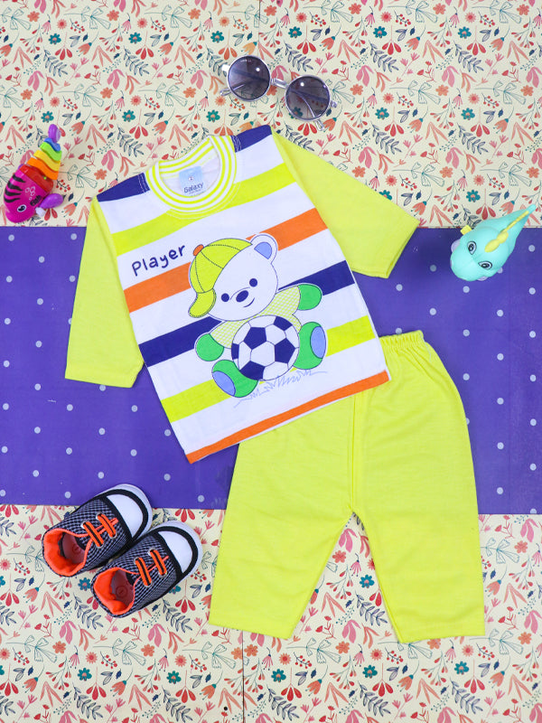 3Mth - 9Mth Player Yellow Baba Suit For Newborns HG NBS102