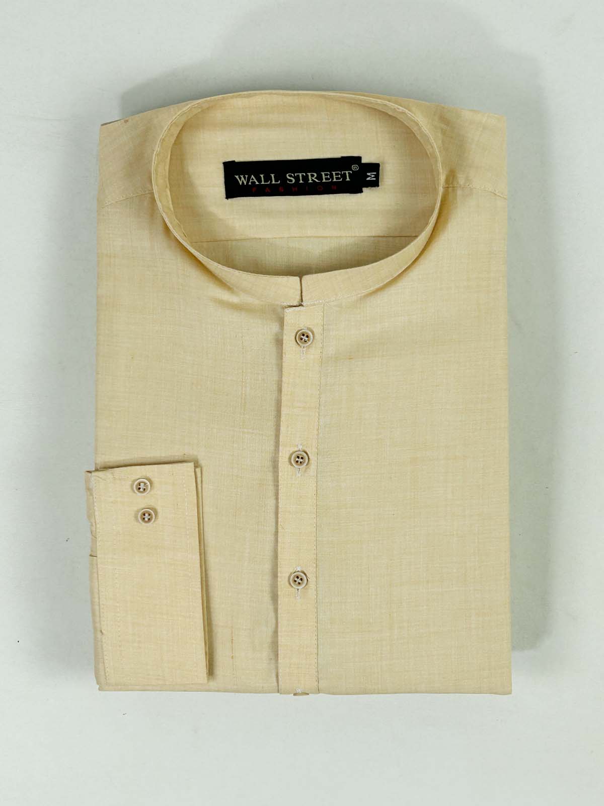 P831-8 Light Fawn Stitched Kurta Pajama Suit For Men MSK288