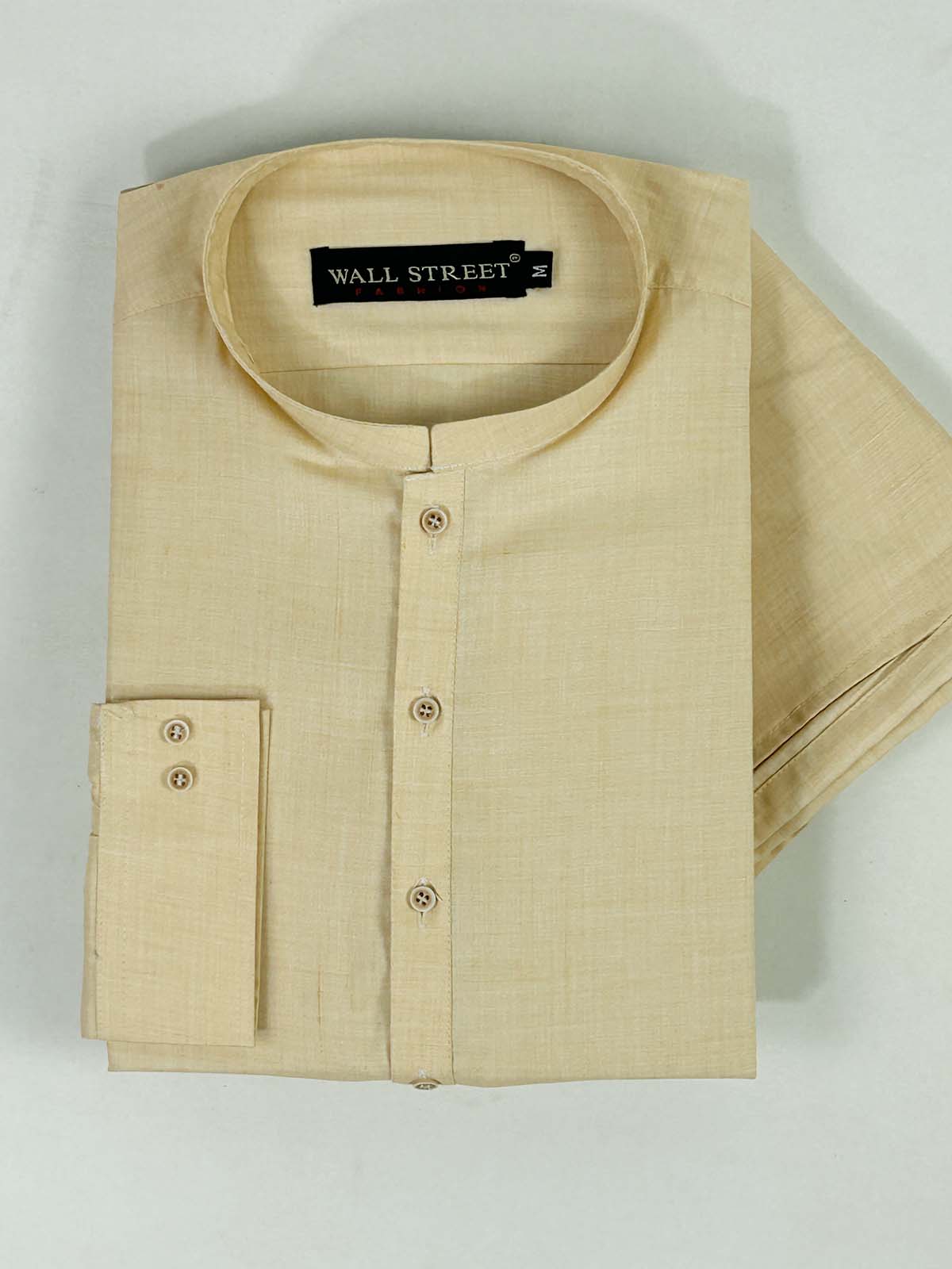 P831-8 Light Fawn Stitched Kurta Pajama Suit For Men MSK288