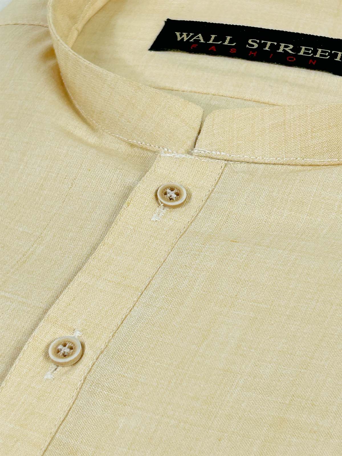 P831-8 Light Fawn Stitched Kurta Pajama Suit For Men MSK288