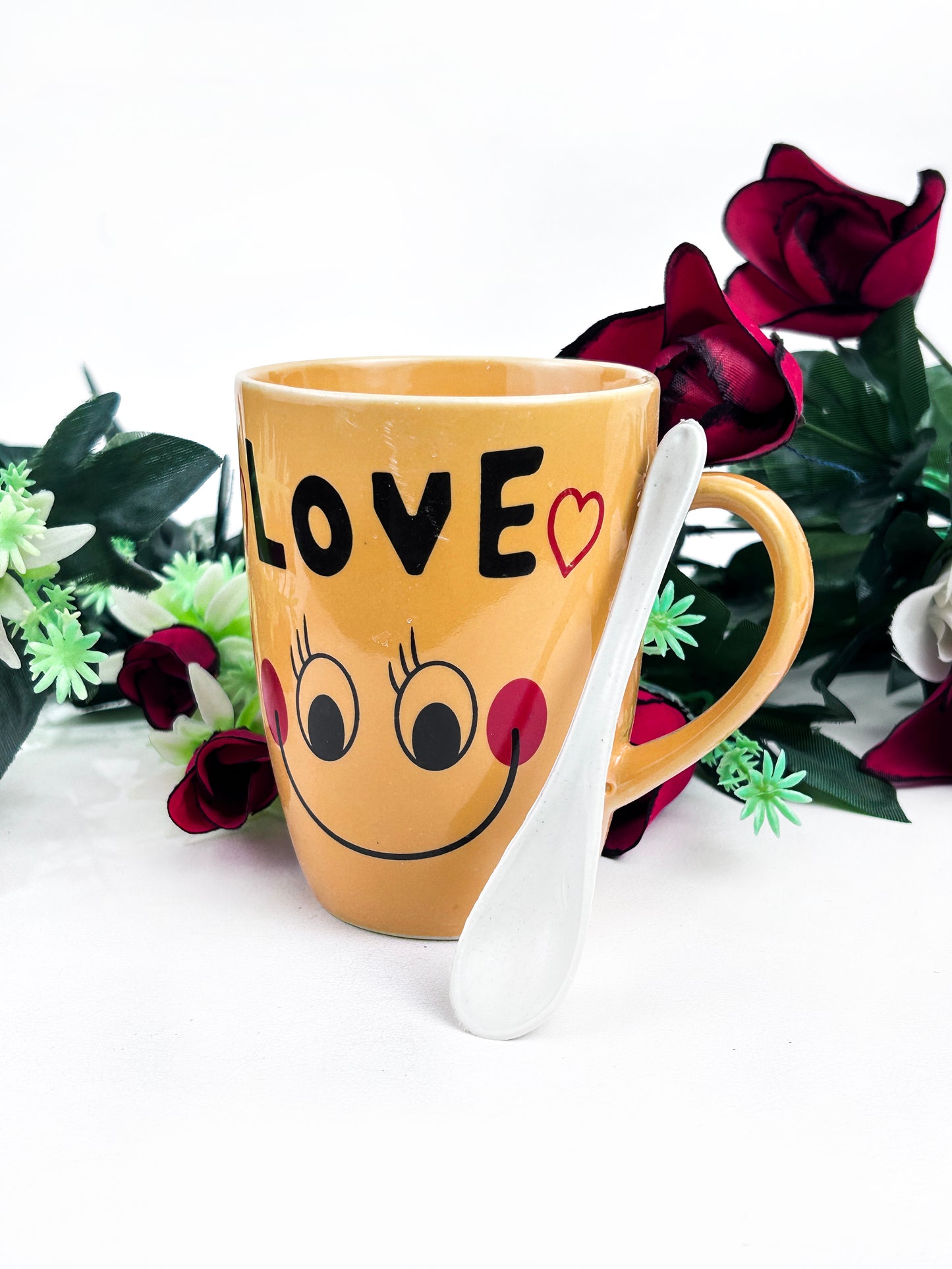Coffee Mug with Spoon & Lid Set CM32