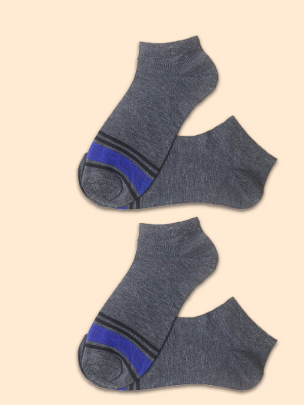 Pack Of 2 Multicolor Ankle Socks for Men MS16