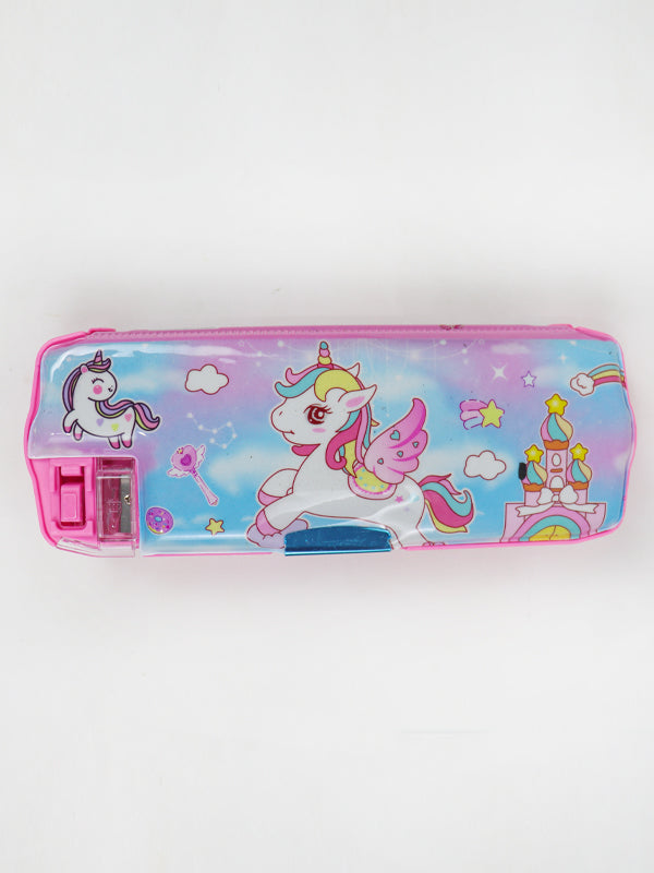 PB17 Pencil Box with Sharpeners For Kids Pink