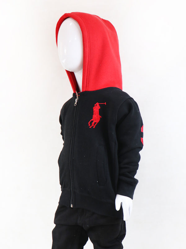 KH12 Kids Zipper Hoodie 2.5Yrs - 8Yrs Polo BRed