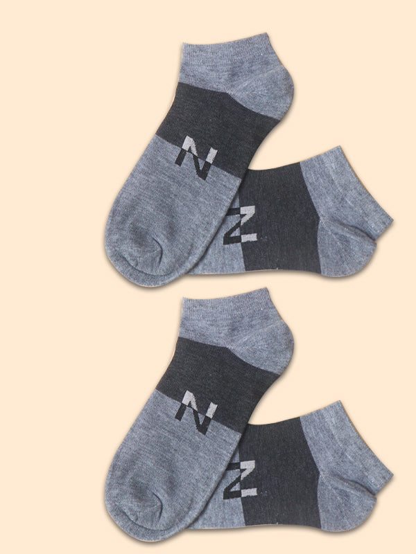 Pack Of 2 Multicolor Ankle Socks for Men MS17