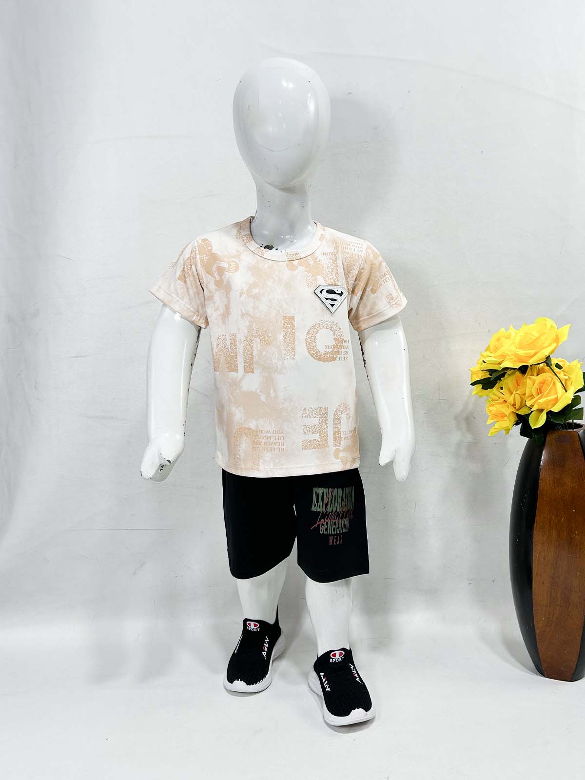 1Yr - 4Yrs Peach Suit For Kids WG BS642