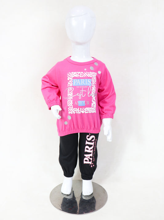 GS02 SK Girls Suit 1Yr - 4Yr Paris Pink