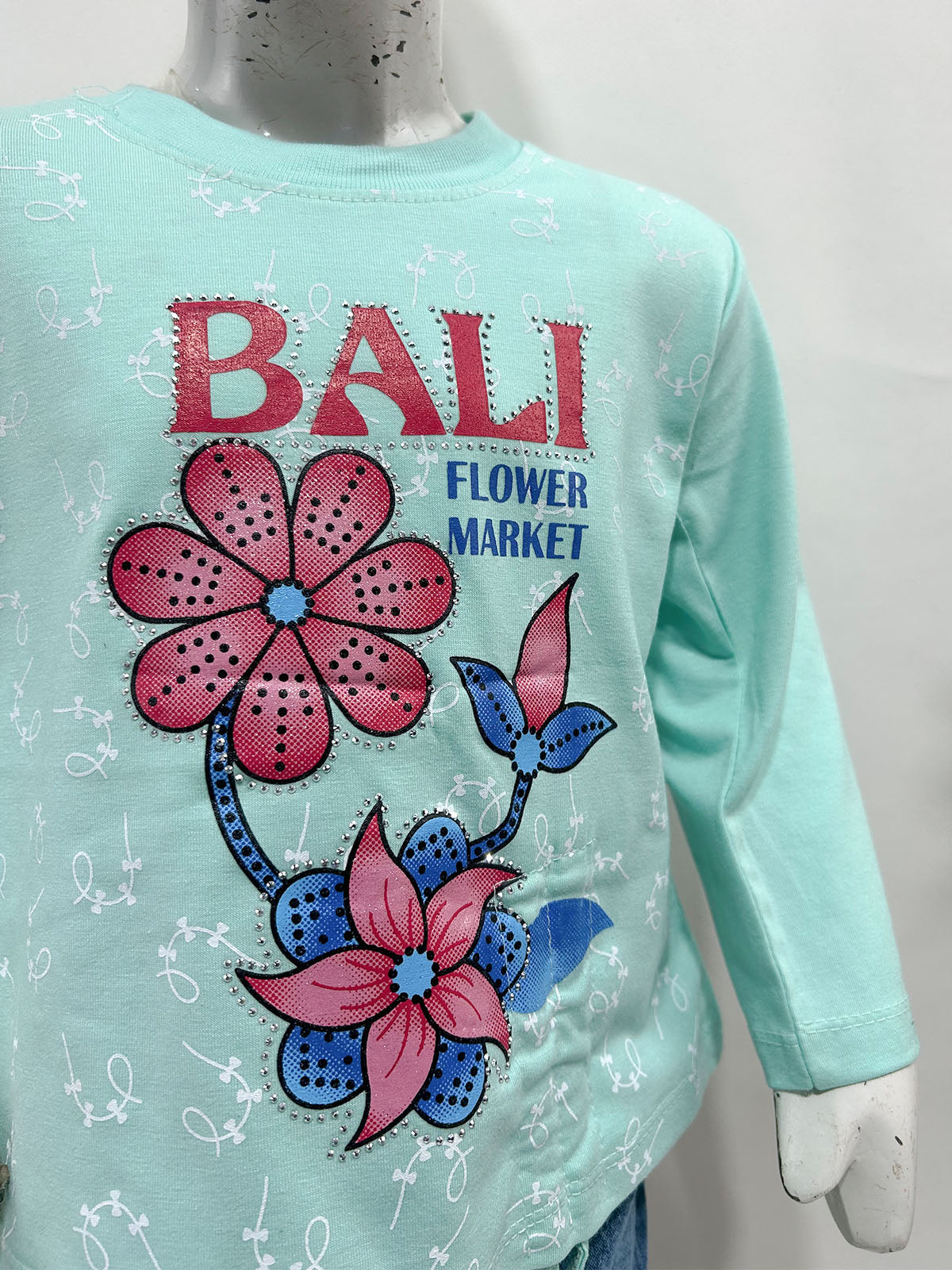 1Yr - 4Yrs Green Bali Suit For Girls GS580