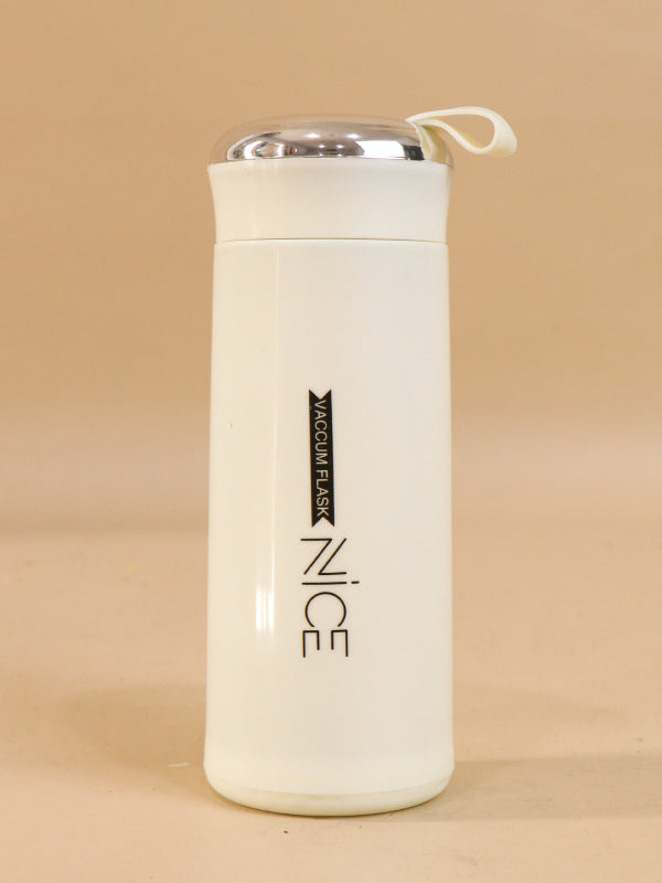 Cream Vacuum Flask / Insulated Water Bottle - 400ML / Thermos Temperature Double Walled