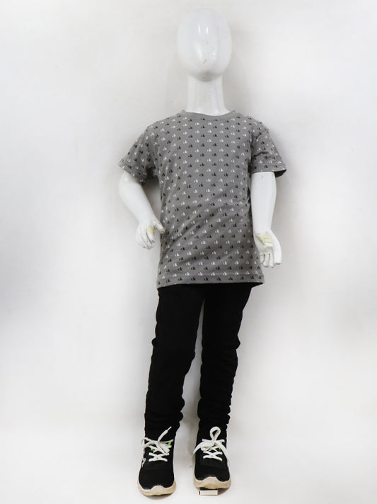 BTS02 MM Boys T-Shirt 2.5Yrs - 8Yrs C Grey